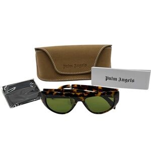 Palm Angels Joshua Sunglasses - Havana Brown / Green - PERI105 6055 - Unisex